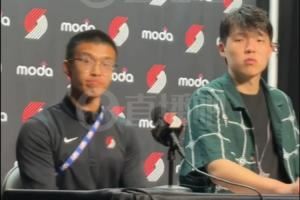小吧赛后采访杨瀚森—对阵库巴追是否紧张:不紧张 像在打2K