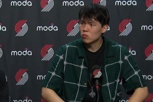 杨瀚森:自己防守上多有不足&主帅也在和我交流 我英语也需提高